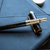 S T Dupont Line D Fountain Pen - Gold Dust - Large (US Exclusive Edition)-Pen Boutique Ltd