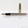 Sheaffer Prelude Fountain Pen - Brushed Chrome - Fine Point-Pen Boutique Ltd