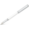 Sheaffer Intensity Fountain Pen - White with Engraved Chrome Cap - Medium-Pen Boutique Ltd