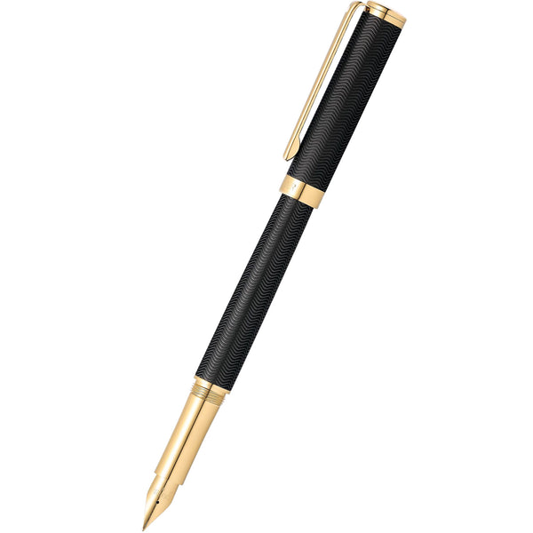 Sheaffer Intensity Fountain Pen - Engraved Matte Black - Medium-Pen Boutique Ltd