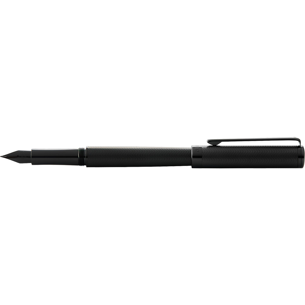 Sheaffer Intensity Fountain Pen - Engraved Matte Black PVD-Pen Boutique Ltd