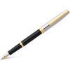 Sheaffer Sagaris Fountain Pen - Chrome Trim - Black-Pen Boutique Ltd
