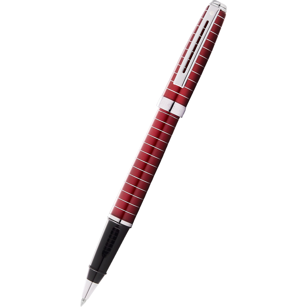 Sheaffer Prelude Rollerball Pen - Merlot Red - Chrome Trim-Pen Boutique Ltd