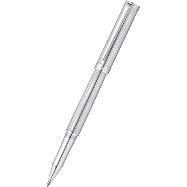 Sheaffer Intensity Rollerball Pen - Engraved Chrome-Pen Boutique Ltd