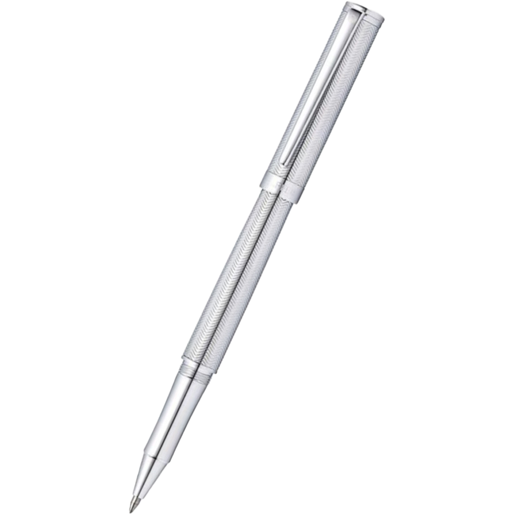 Sheaffer Intensity Rollerball Pen - Engraved Chrome-Pen Boutique Ltd