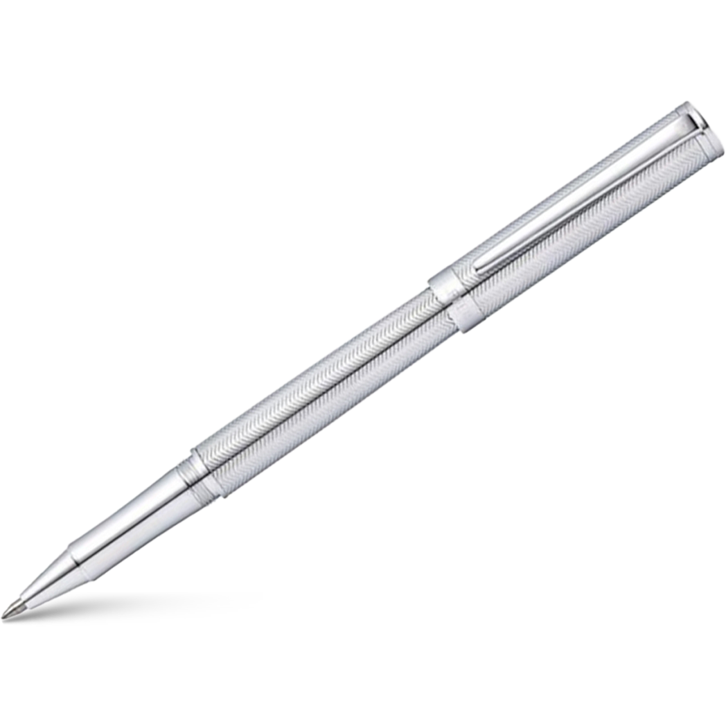 Sheaffer Intensity Rollerball Pen - Engraved Chrome-Pen Boutique Ltd