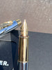 SHEAFFER 100 CHROME WITH GOLD TRIMS SET FOUNTAIN PEN M + BALLPOINT-Pen Boutique Ltd