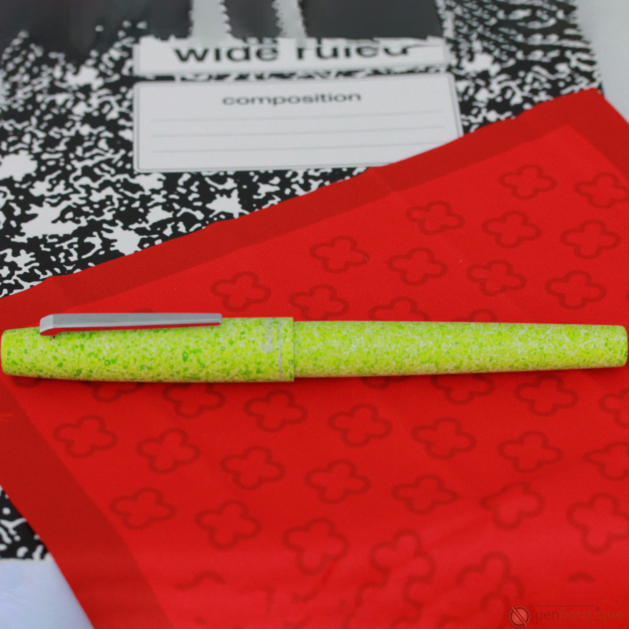 Esterbrook Camden Fountain Pen - Composition - Spring Break Fluorescent Green ( LIMITED EDITION)-Pen Boutique Ltd