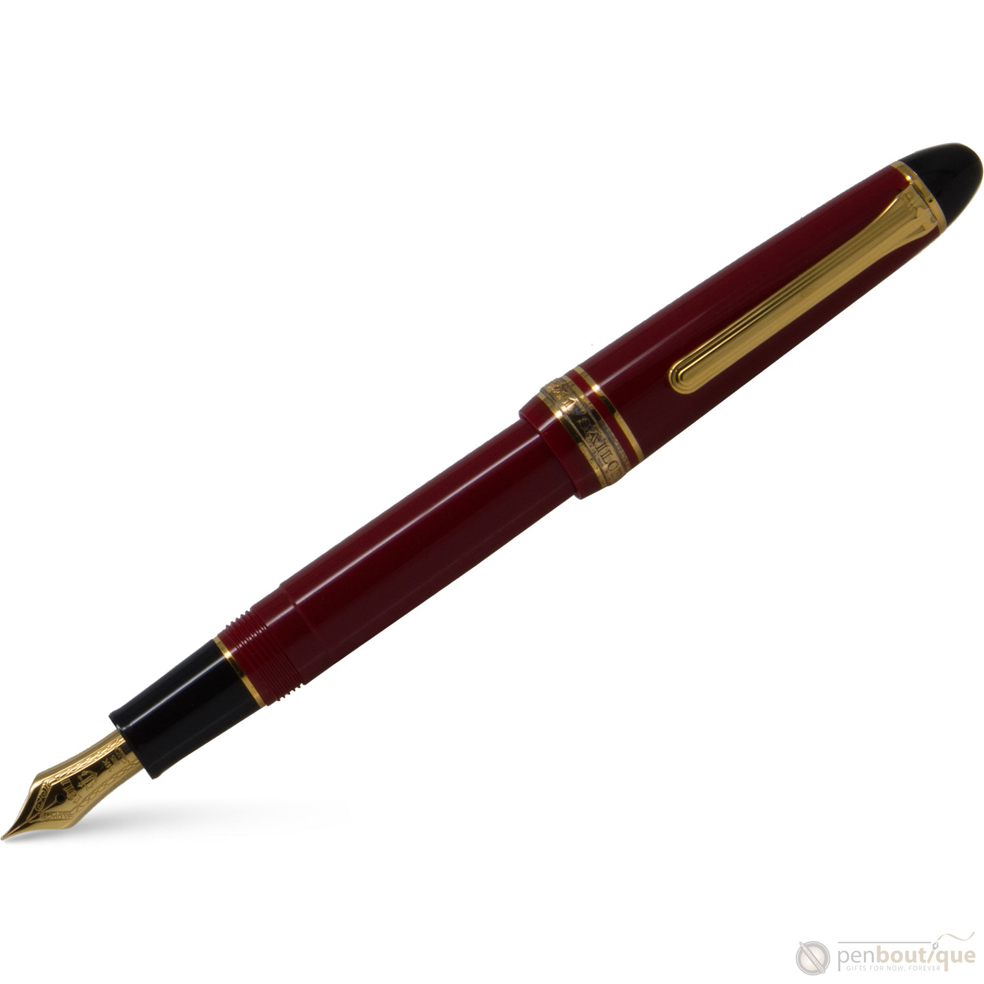 Sailor 1911S Fountain Pen - Red - Gold Trim-Pen Boutique Ltd