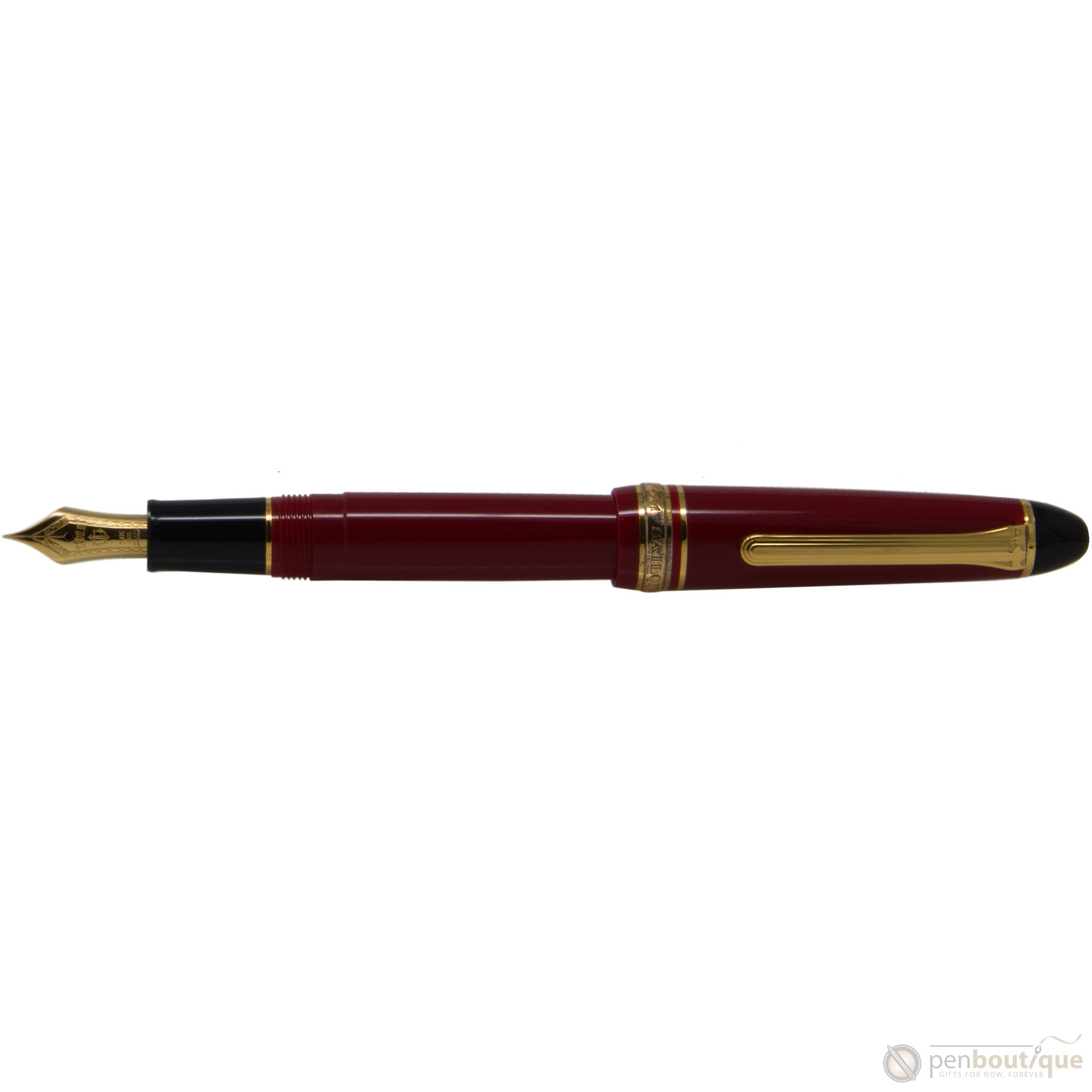 Sailor 1911S Fountain Pen - Red - Gold Trim-Pen Boutique Ltd