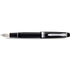 Sailor Professional Gear II Slim Fountain Pen - Black with Silver Trim-Pen Boutique Ltd