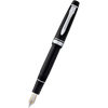 Sailor Professional Gear II Slim Fountain Pen - Black with Silver Trim-Pen Boutique Ltd