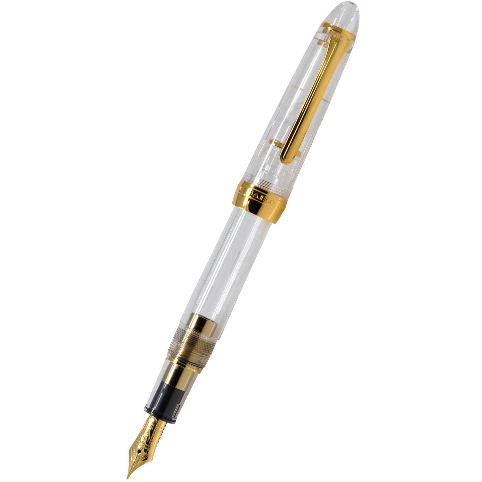 Stylo Plume SAILOR Transparent À Cœurs Verts Stylo Plume SAILOR Transparent À Cœurs Verts