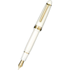 Sailor 1911L White w/ Gold Accents 21K nib Fountain Pen-Pen Boutique Ltd