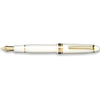 Sailor 1911L White w/ Gold Accents 21K nib Fountain Pen-Pen Boutique Ltd