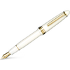 Sailor 1911L White w/ Gold Accents 21K nib Fountain Pen-Pen Boutique Ltd