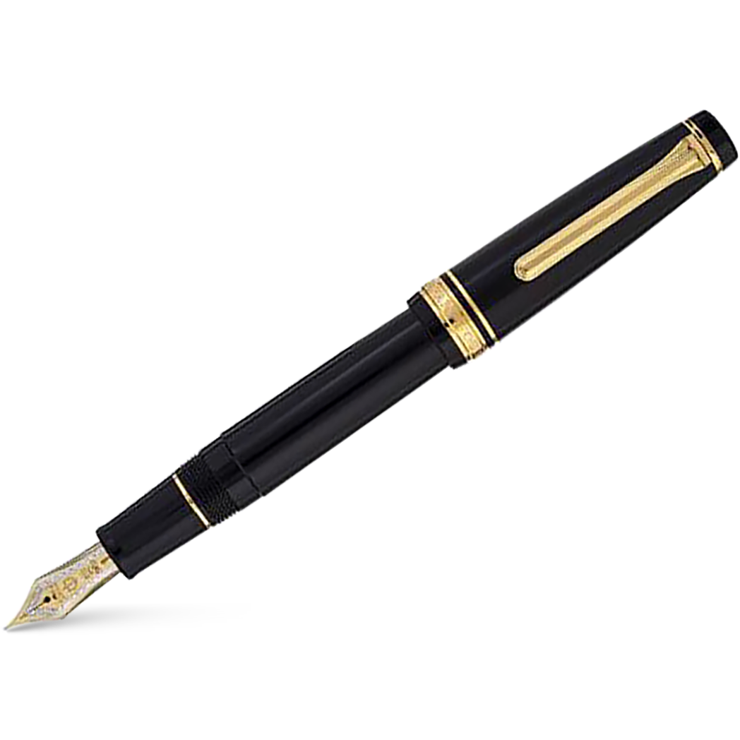 Sailor Professional Gear Black/Gold Fountain Pen-Pen Boutique Ltd