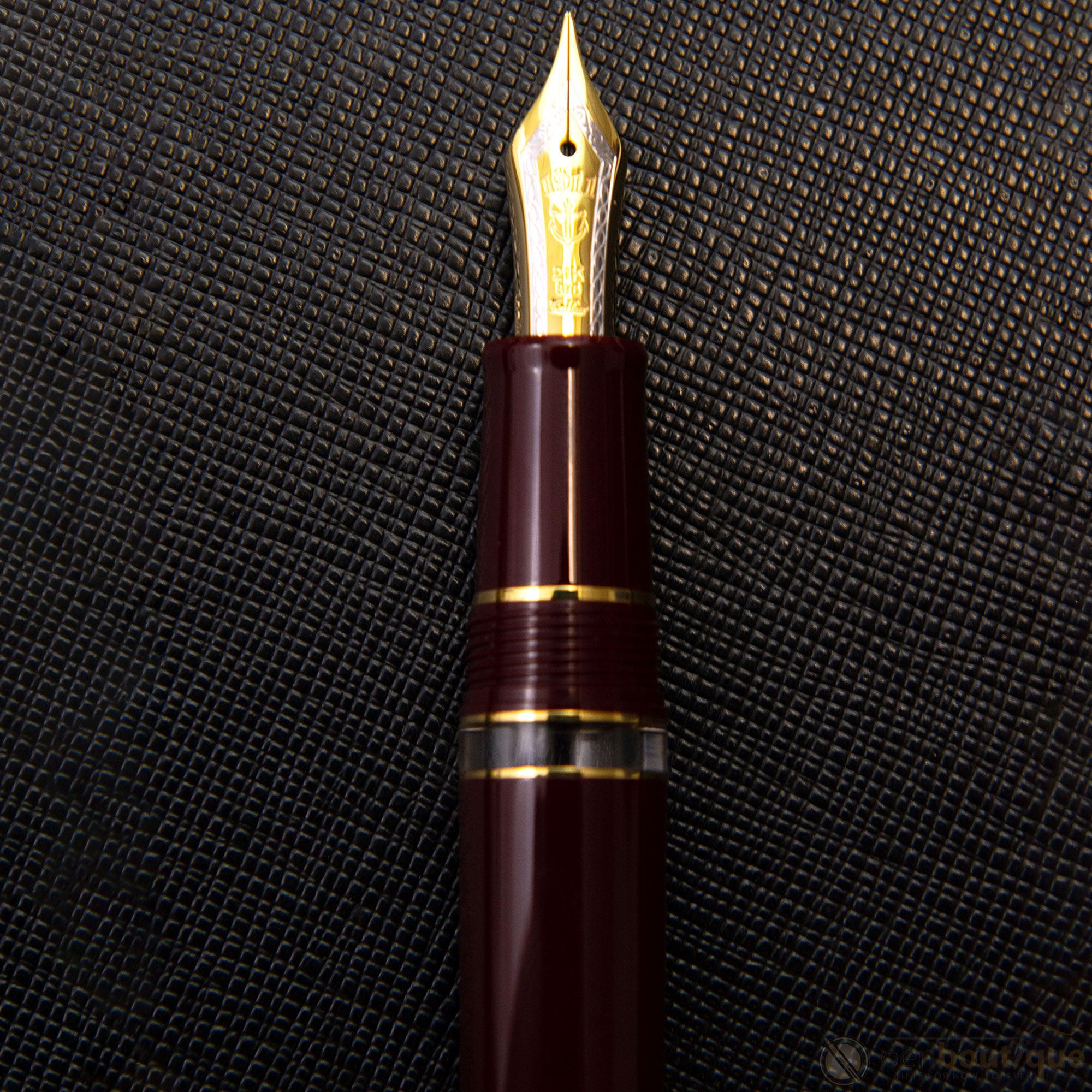 Sailor Professional Gear Fountain Pen - Realo - Maroon/Gold-Pen Boutique Ltd