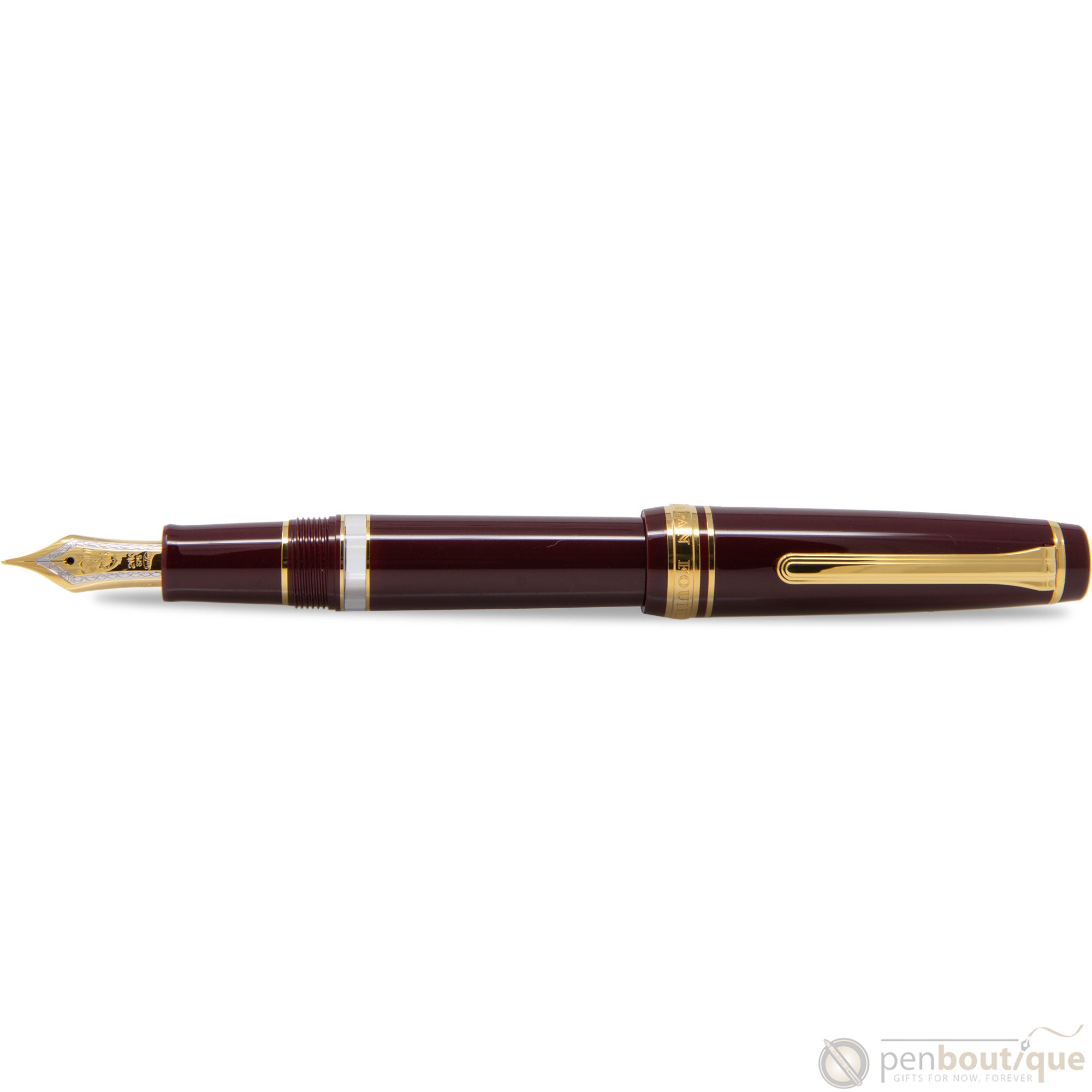 Sailor Professional Gear Fountain Pen - Realo - Maroon/Gold-Pen Boutique Ltd