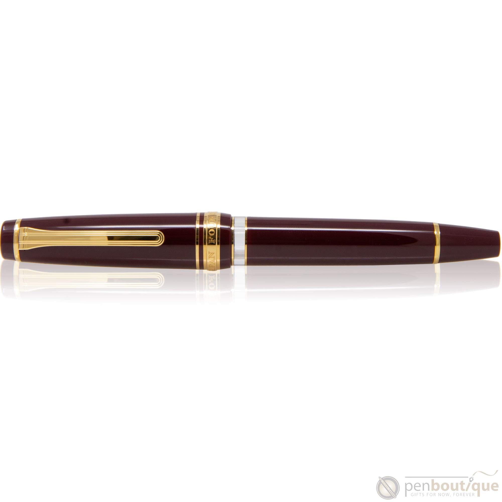 Sailor Professional Gear Fountain Pen - Realo - Maroon/Gold-Pen Boutique Ltd