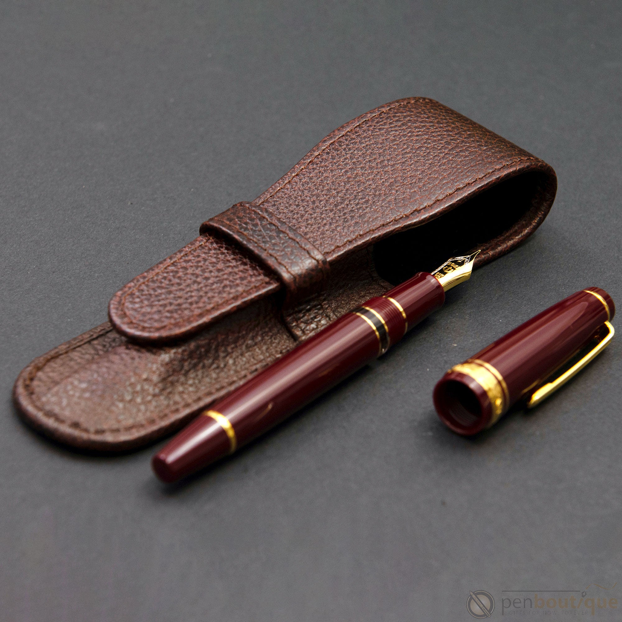 Sailor Professional Gear Fountain Pen - Realo - Maroon/Gold-Pen Boutique Ltd