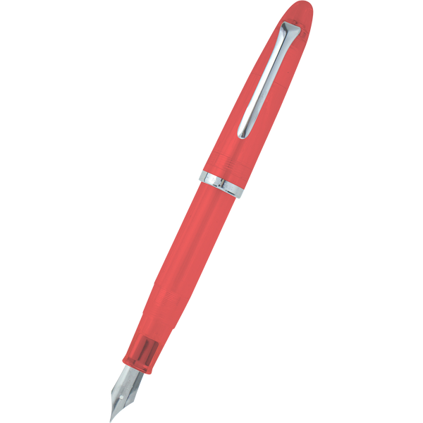 Sailor Compass 1911 Steel Fountain Pen Set - Transparent Red-Pen Boutique Ltd