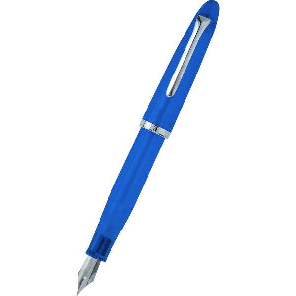 Sailor Compass 1911 Steel Fountain Pen Set - Transparent Blue-Pen Boutique Ltd
