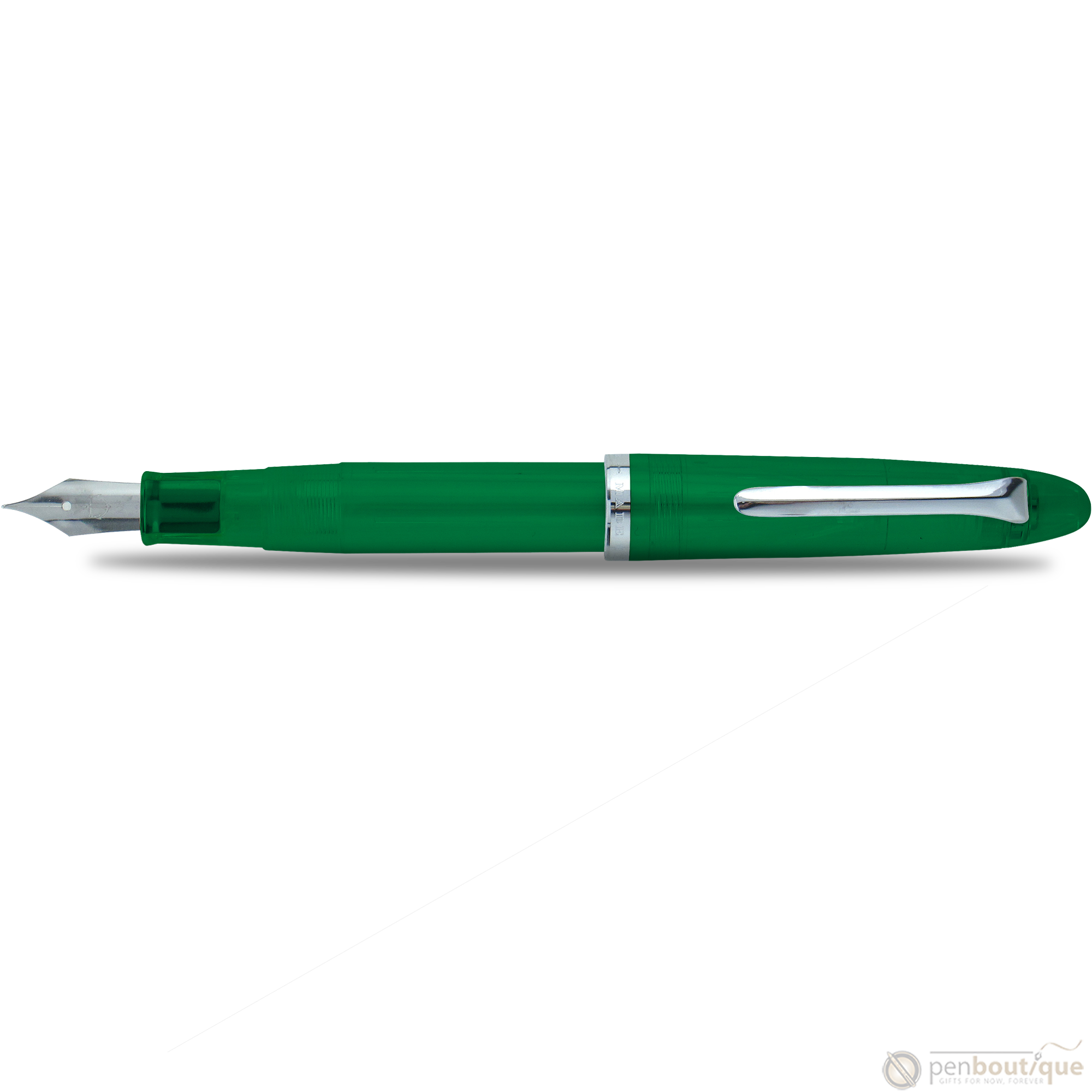 Sailor Compass 1911 Steel Fountain Pen Set - Transparent Green-Pen Boutique Ltd