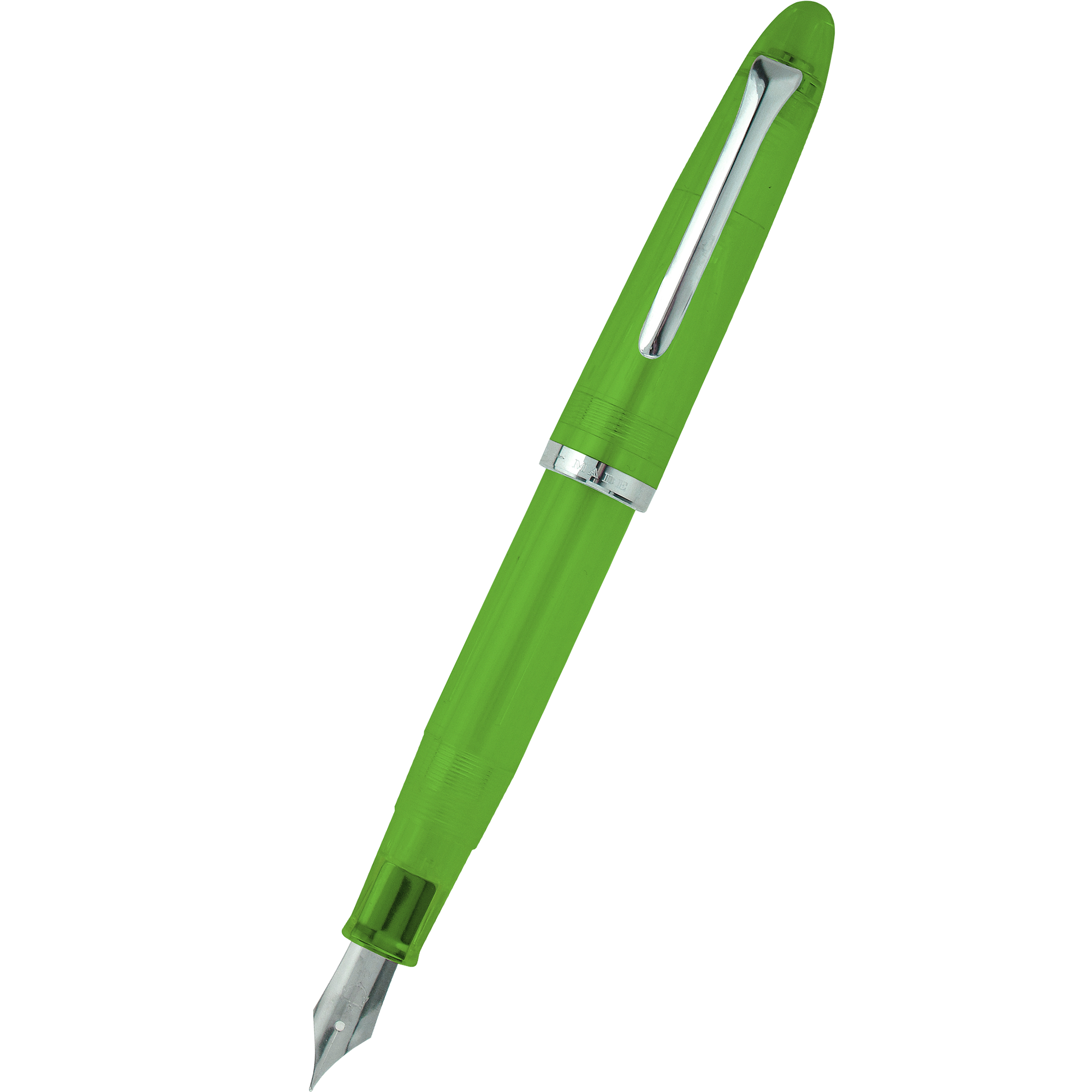 Sailor Compass 1911 Steel Fountain Pen Set - Transparent Olive-Pen Boutique Ltd