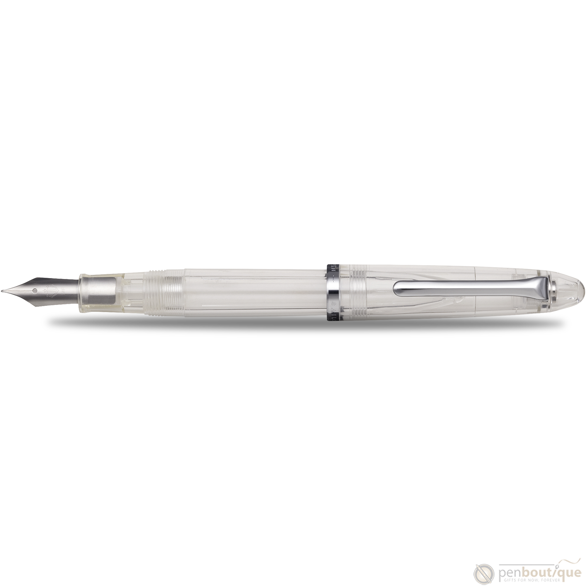 Sailor Compass 1911 Steel Fountain Pen Set - Transparent Clear-Pen Boutique Ltd
