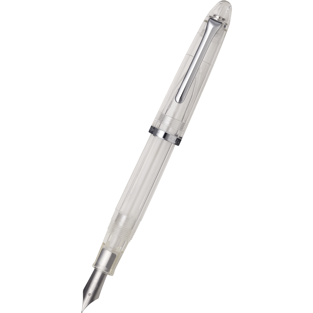 Sailor Compass 1911 Steel Fountain Pen Set - Transparent Clear-Pen Boutique Ltd