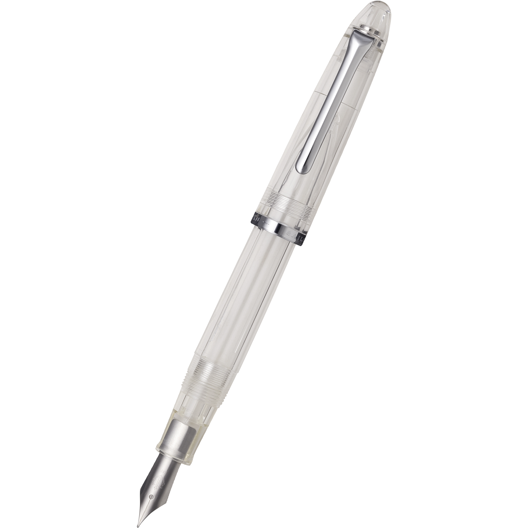 Sailor Compass 1911 Steel Fountain Pen Set - Transparent Clear-Pen Boutique Ltd