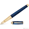 ST Dupont Atelier Line D Large Fountain Pen - Gold Trim - Blue Natural Lacquer-Pen Boutique Ltd