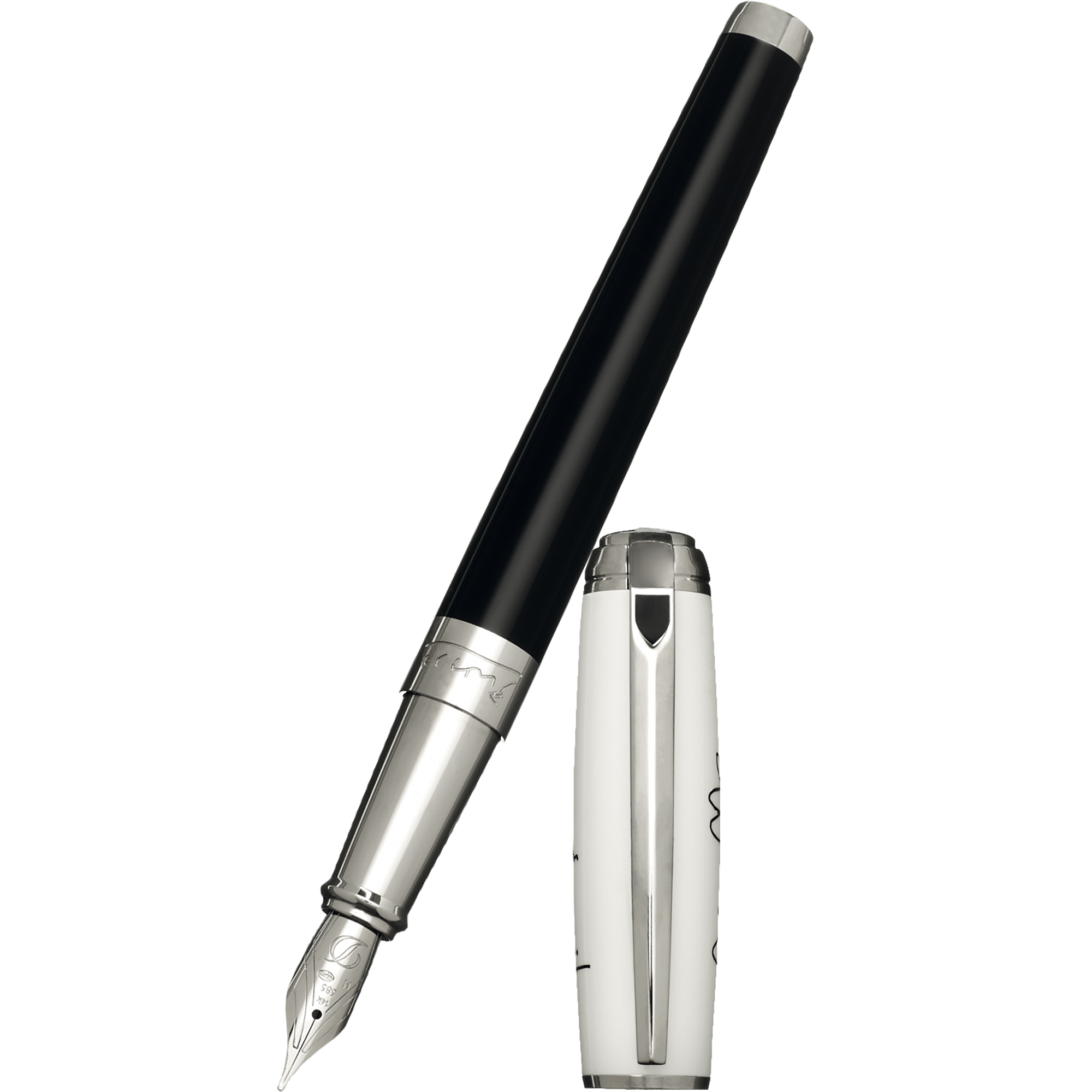 ST Dupont Line D Large Fountain Pen - Picasso Dove - Limited Edition-Pen Boutique Ltd