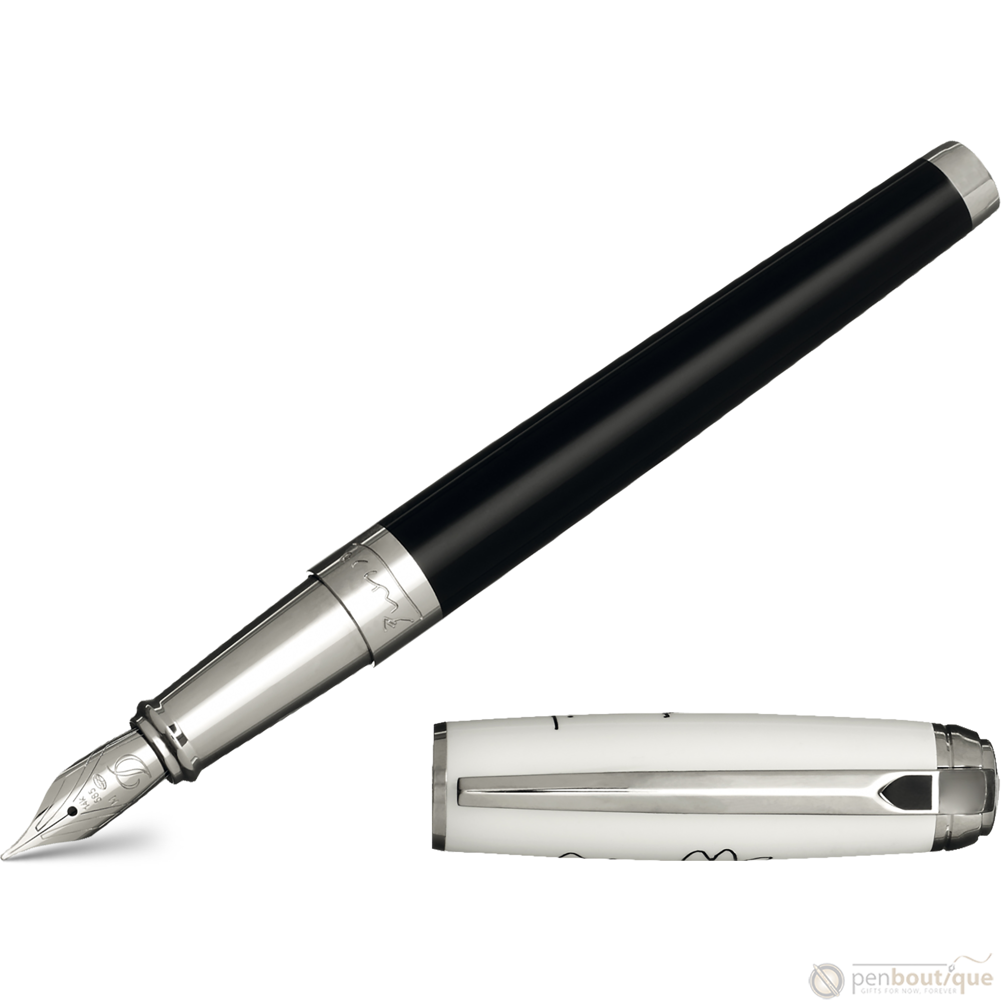 ST Dupont Line D Large Fountain Pen - Picasso Dove - Limited Edition-Pen Boutique Ltd