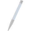 S T Dupont D-Initial Ballpoint Pen - Pastel Soft Blue - Palladium Trim-Pen Boutique Ltd