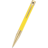 S T Dupont D-Initial Ballpoint Pen - Pastel Vanilla - Yellow Gold Trim-Pen Boutique Ltd