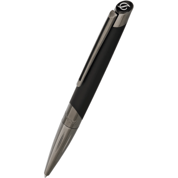 ST Dupont Defi Millennium Ballpoint Pen - Matte Black - Gunmetal Trim-Pen Boutique Ltd
