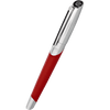 ST Dupont Defi Millennium Rollerball Pen - Shiny Red - Silver Trim-Pen Boutique Ltd