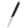 ST Dupont Defi Millennium Shiny Silver/Black Ballpoint Pen-Pen Boutique Ltd