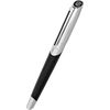 ST Dupont Defi Millennium Fountain Pen - Black - Shiny Silver Trim-Pen Boutique Ltd