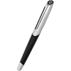 ST Dupont Defi Millennium Rollerball Pen - Black - Shiny Silver Trim-Pen Boutique Ltd