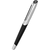 ST Dupont Defi Millennium Rollerball Pen - Black - Shiny Silver Trim-Pen Boutique Ltd