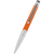 ST Dupont Defi Millennium Silver/Matte Orange Ballpoint Pen-Pen Boutique Ltd