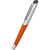 ST Dupont Defi Millennium Silver/Matte Orange Fountain Pen-Pen Boutique Ltd