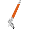 S T Dupont Defi Millennium Silver/Matte Orange Rollerball Pen-Pen Boutique Ltd