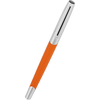 S T Dupont Defi Millennium Silver/Matte Orange Rollerball Pen-Pen Boutique Ltd