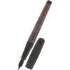 S T Dupont Line D Fountain Pen - Carbon Graphite - Fiery Lava - Large-Pen Boutique Ltd
