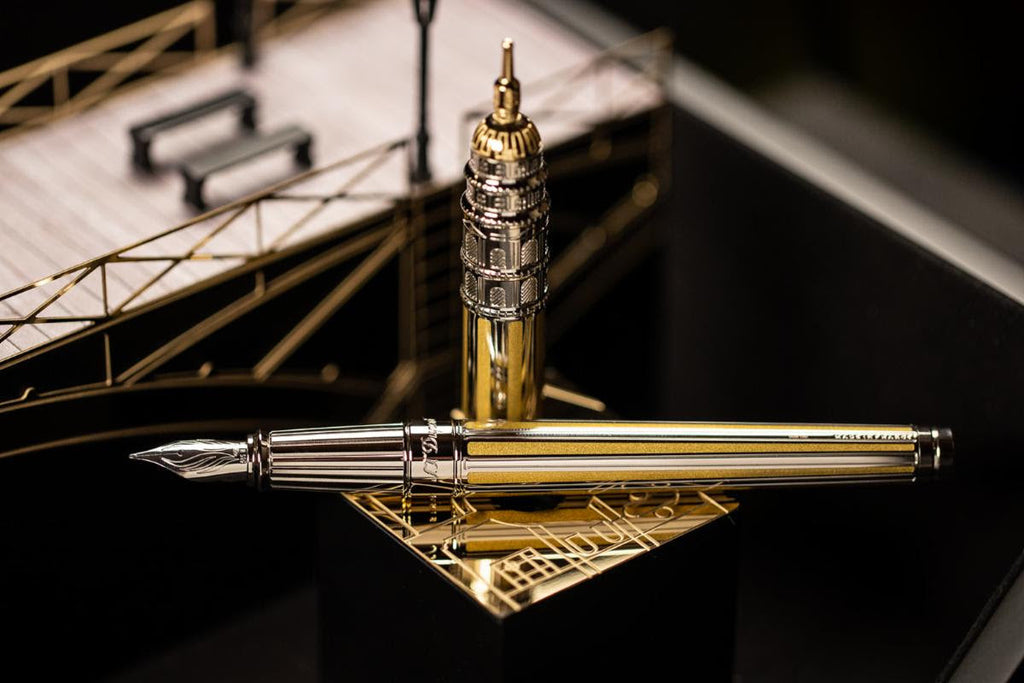 S.T. Dupont Fountain Pen - Loves Paris 14K (Limited Edition)-Pen Boutique Ltd