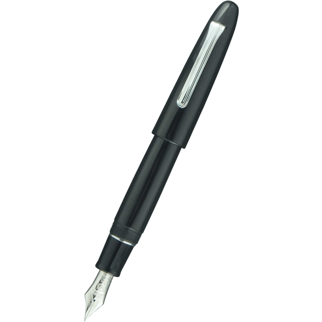 Sailor 1911 Fountain Pen - King of Pens - Ebonite - Silver Trim (Bespoke Dealer Exclusive)-Pen Boutique Ltd
